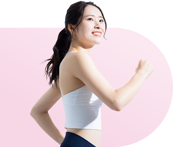 フィットネス女性