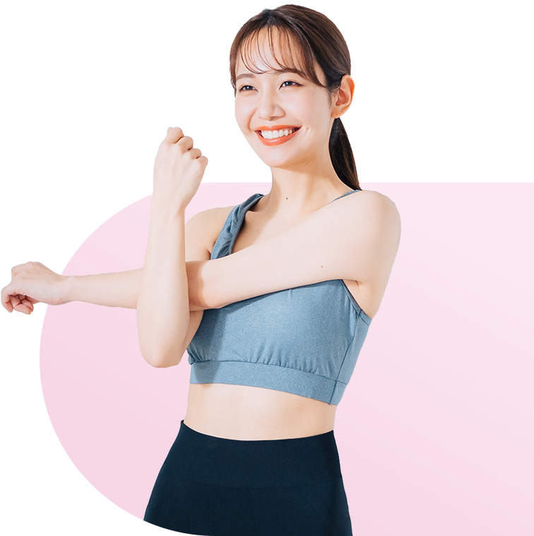フィットネス女性