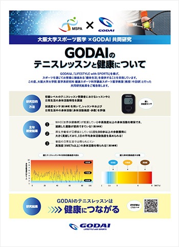 テニスをする男性